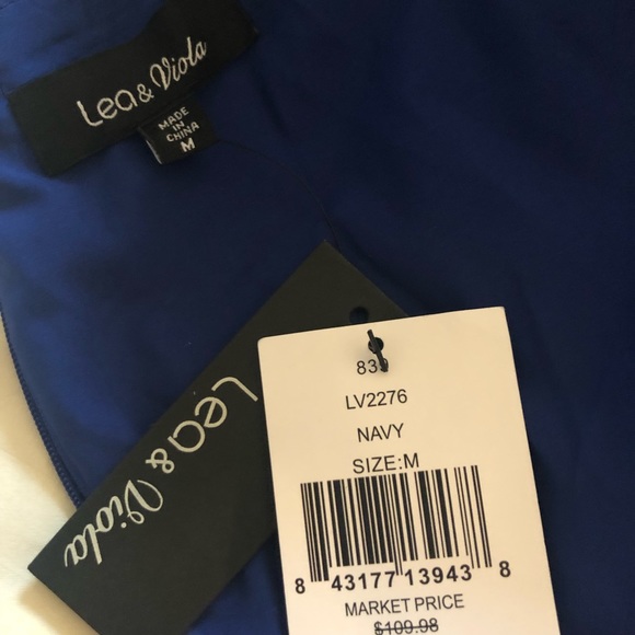 Lea & Viola NWT blue romper - Picture 6 of 7